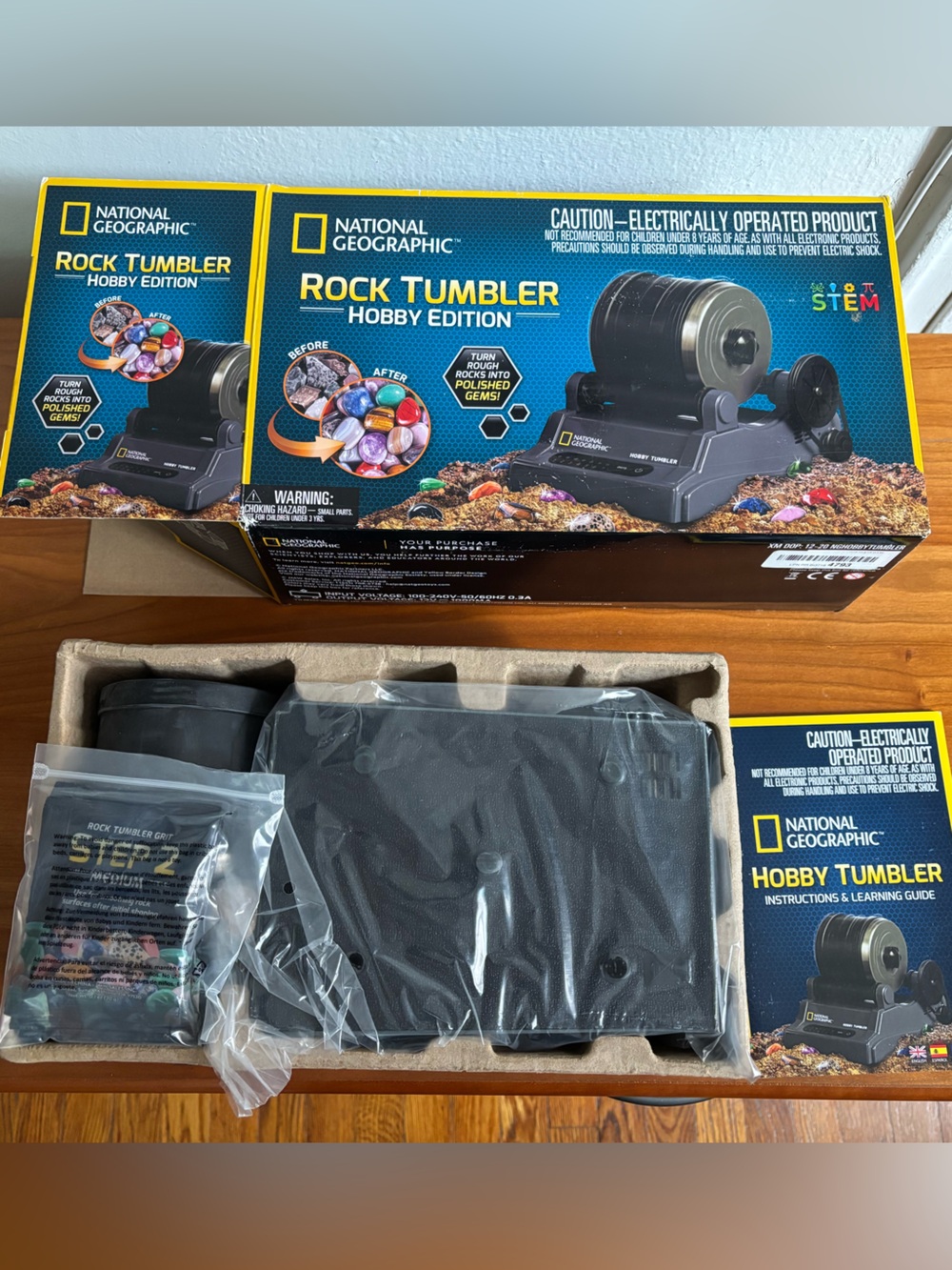 National Geographic Hobby Edition Rock Tumbler Kit